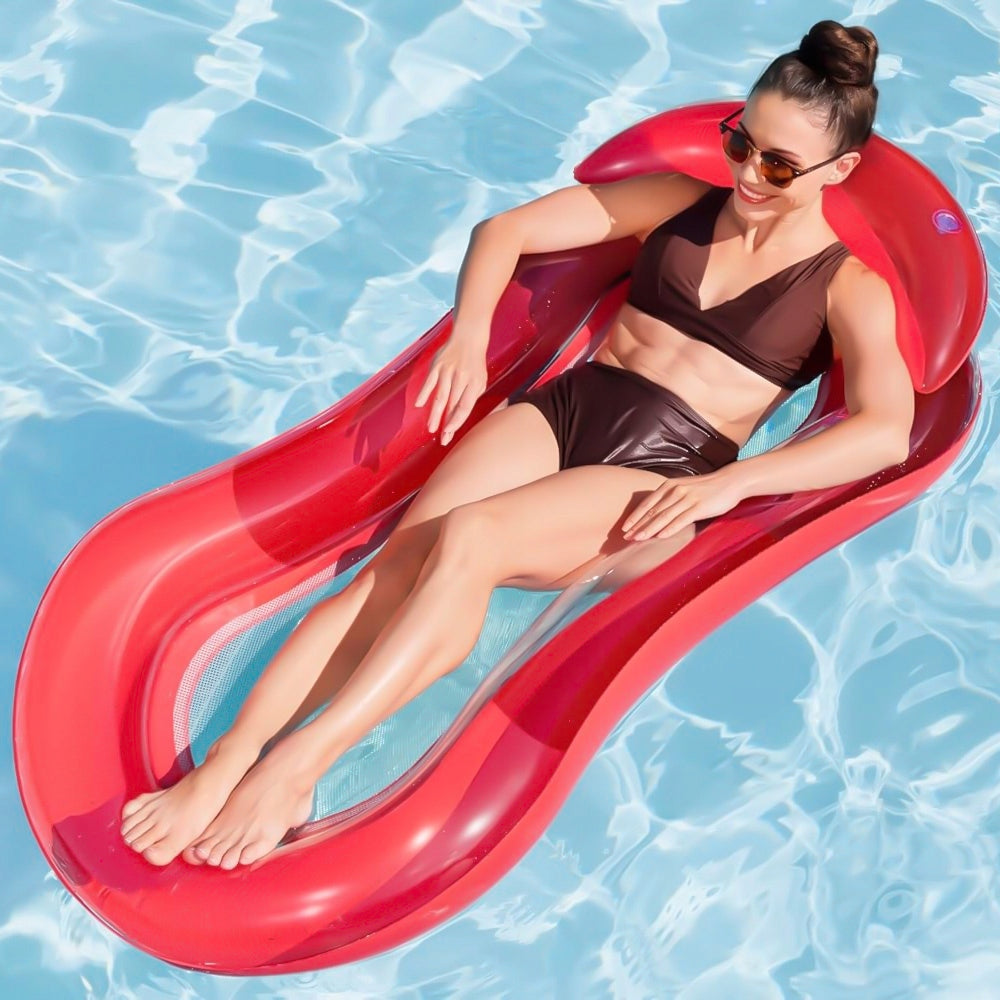 BESTWAY INFLATABLE BEACH POOL WATER SWIMMING MATTRESS WITH MESH 160x84CM Brand Stazer