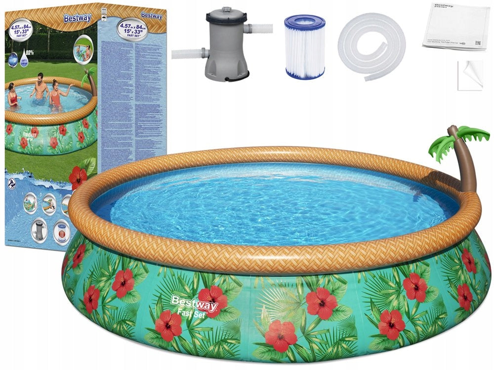 BESTWAY LARGE EXPANSION POOL 457x84 CM PUMP FILTER Manufacturer code PMI1_3585