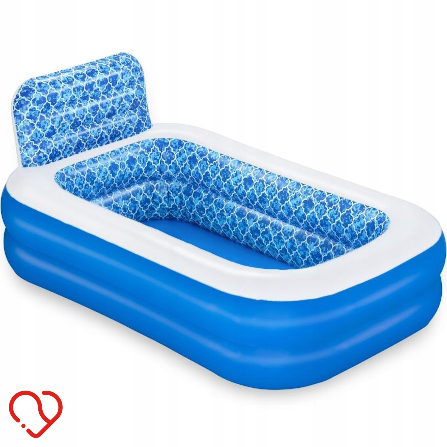 BESTWAY RECTANGULAR INFLATABLE POOL WITH FOUNTAIN 229 x 152 cm 54451