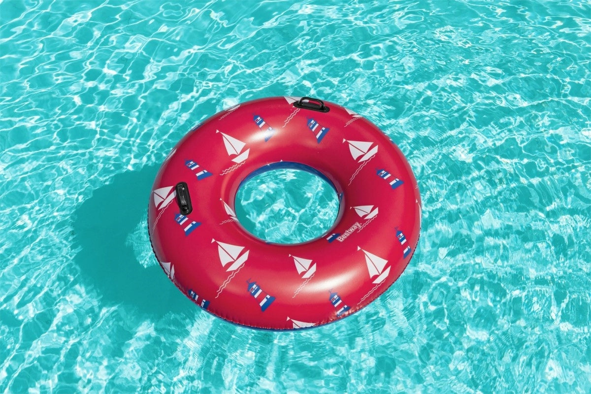 BESTWAY Swimming wheel ships with handles diameter 1,19m Model 36353/RED