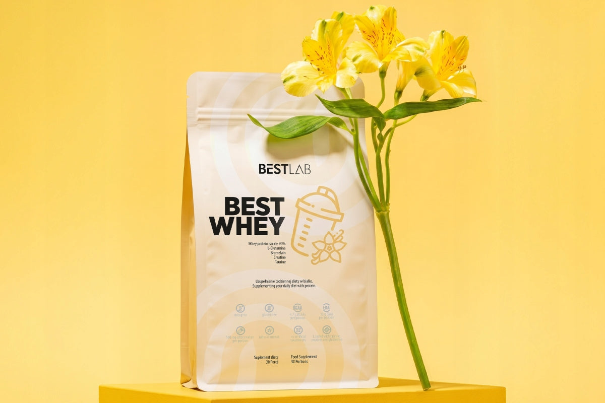 BESTWHEY PROTEIN SUPPLEMENT ISOLATE WPI 90% + CREATINE GLUTAMINE BEST LAB 900G Expiration date at least six months from the date of purchase