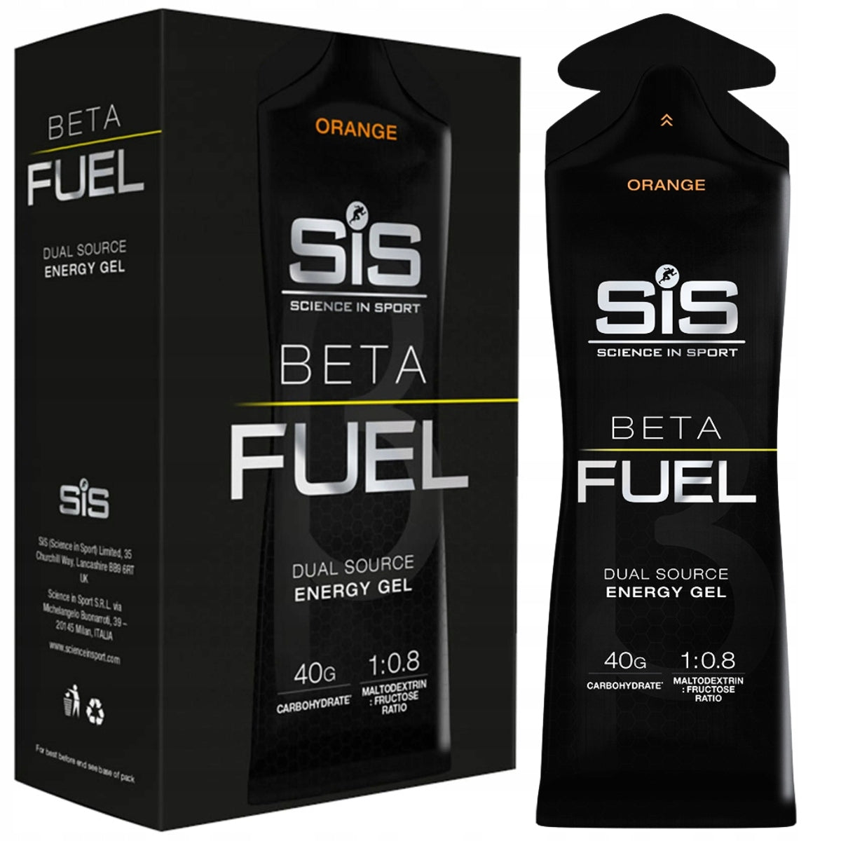 BETA FUEL ENERGY 20x60ml | Orange/Orange Expiration date at least six months from the date of purchase