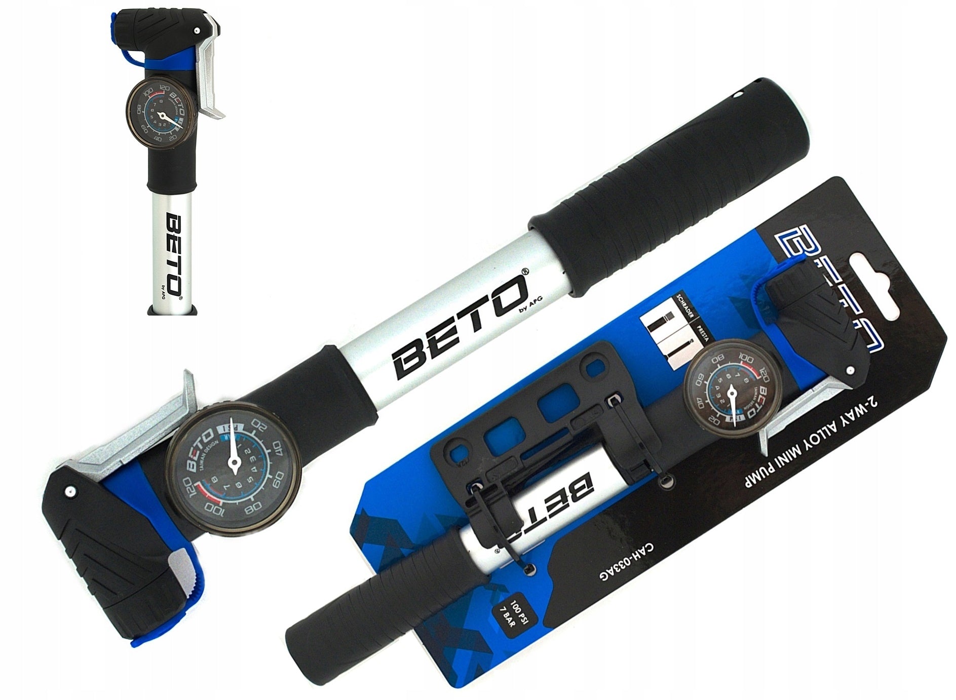 BETO CAH033AG AV FV pump with pressure gauge 7 bar