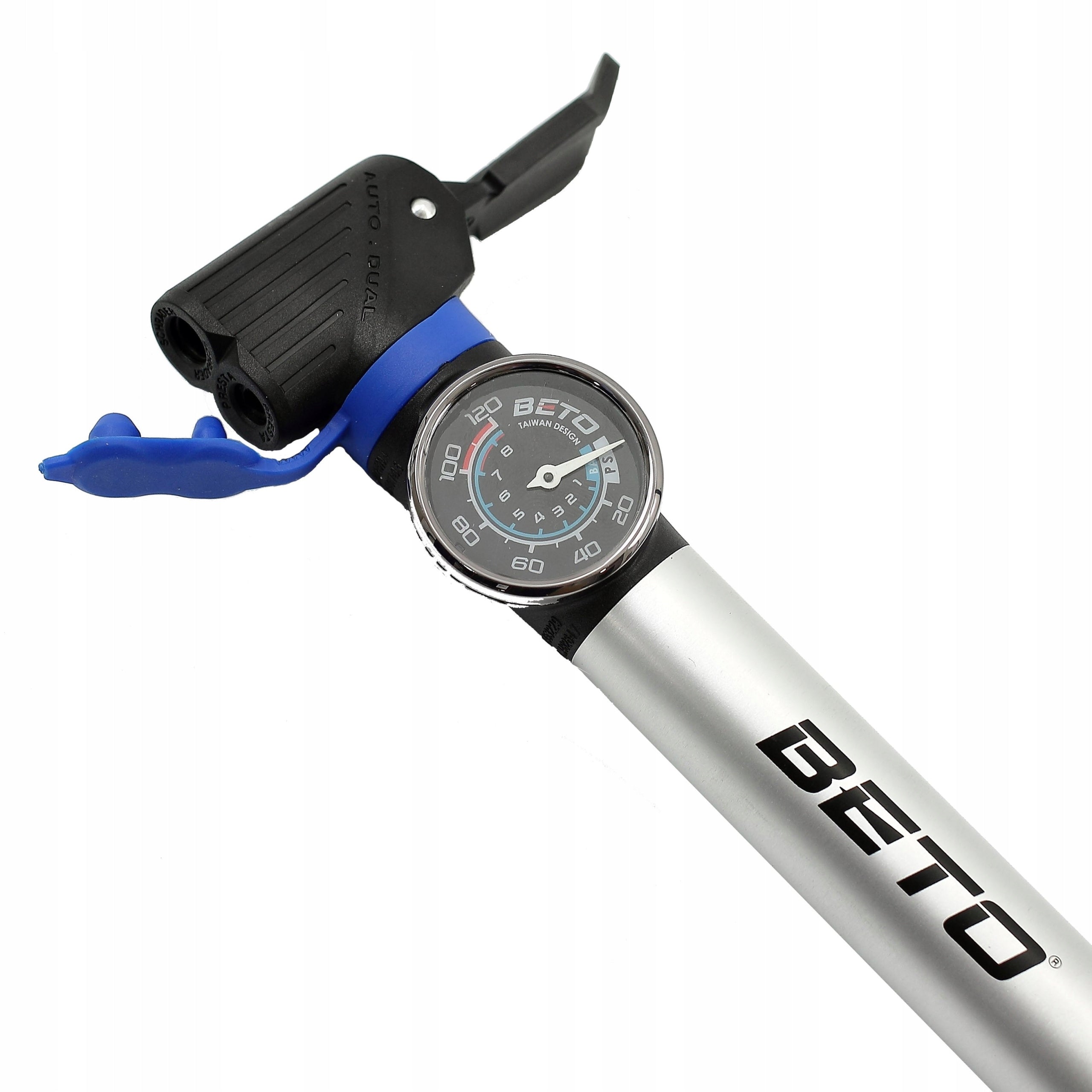 BETO CLD-032AG TELESCOPIC BICYCLE PUMP ALU Color gray