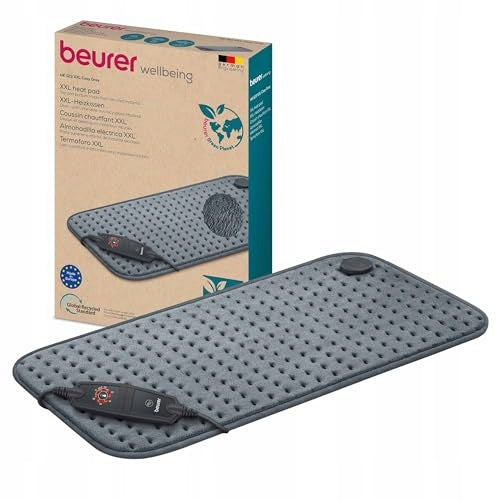 BEURER HK 123 Green Planet Heating Pillow 6 Temperatures Grey 60x30 cm