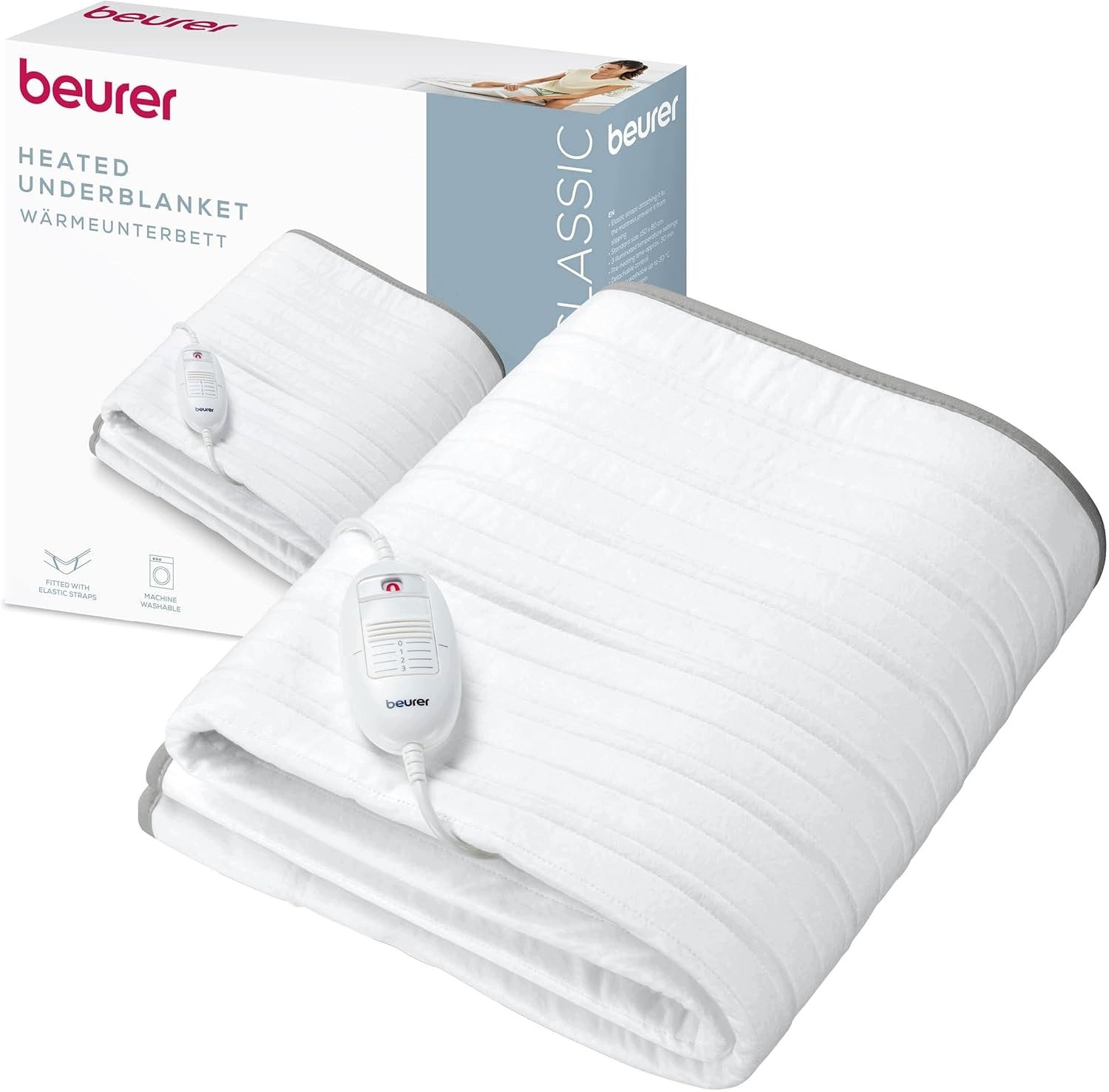 BEURER TS 17 ELECTRIC BED COVER 150X80 CM FLEECE SYSTEM