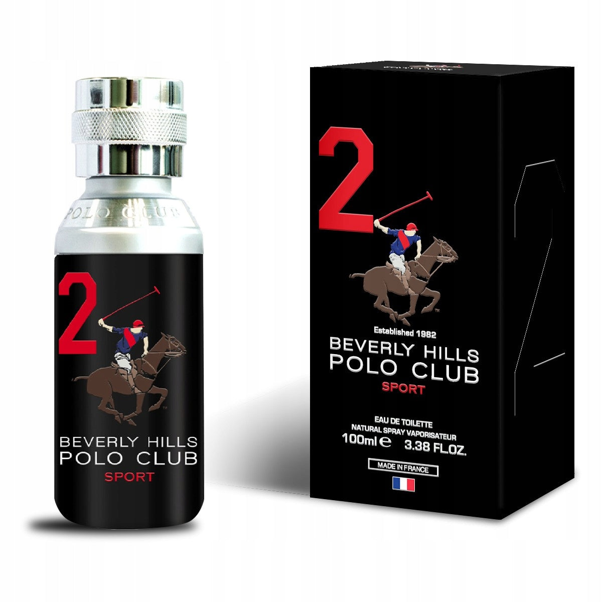 BEVERLY HILLS Polo Club 2 Eau de toilette for men 100 ml