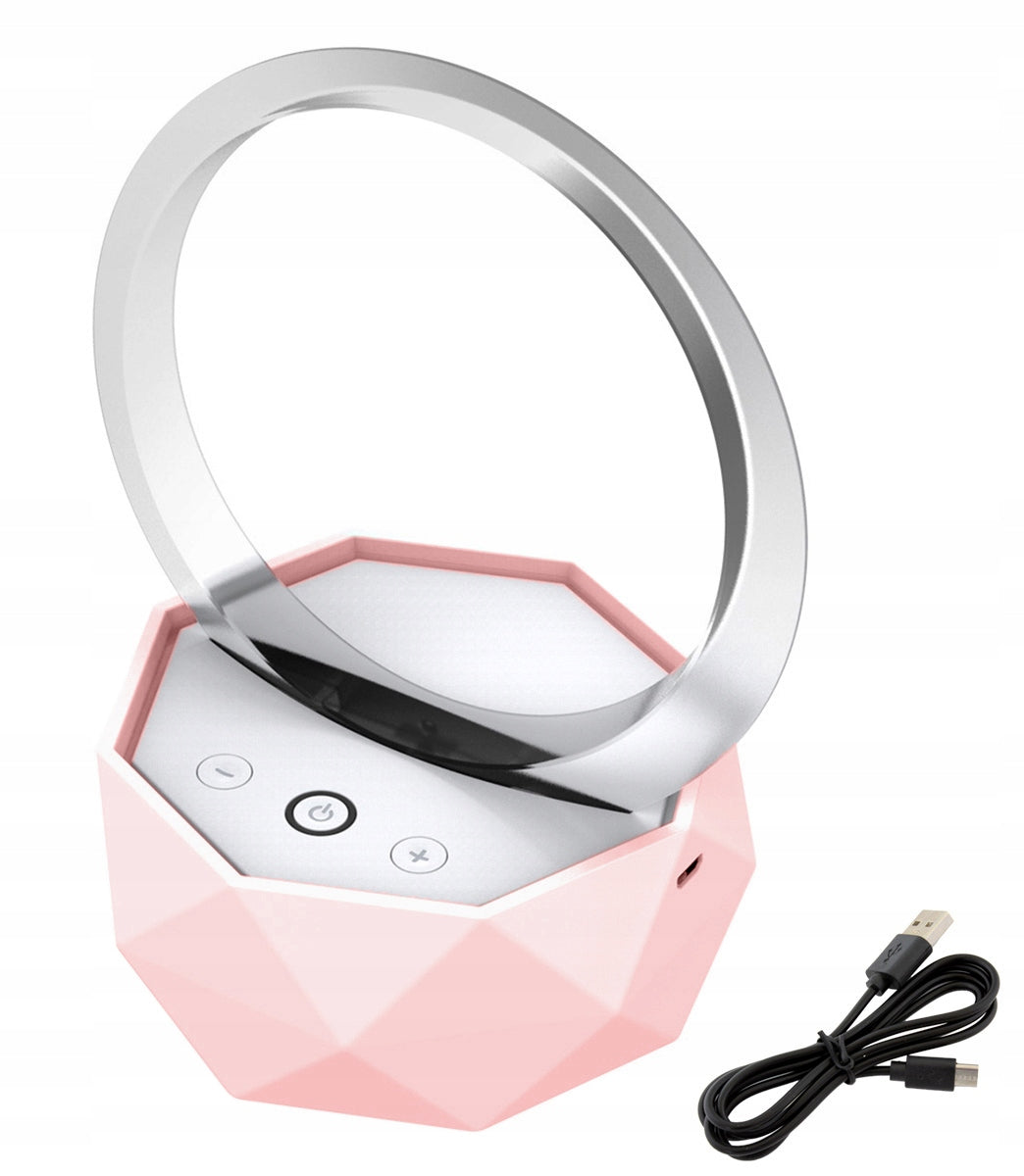 BEZDRÔTOVÝ BLUETOOTH REPRODUKTOR nočná lampa MP3 LED RGB ružový Aptel ZS45F
