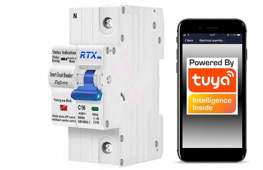 Netzschalter WiFi Tuya RTX CB16