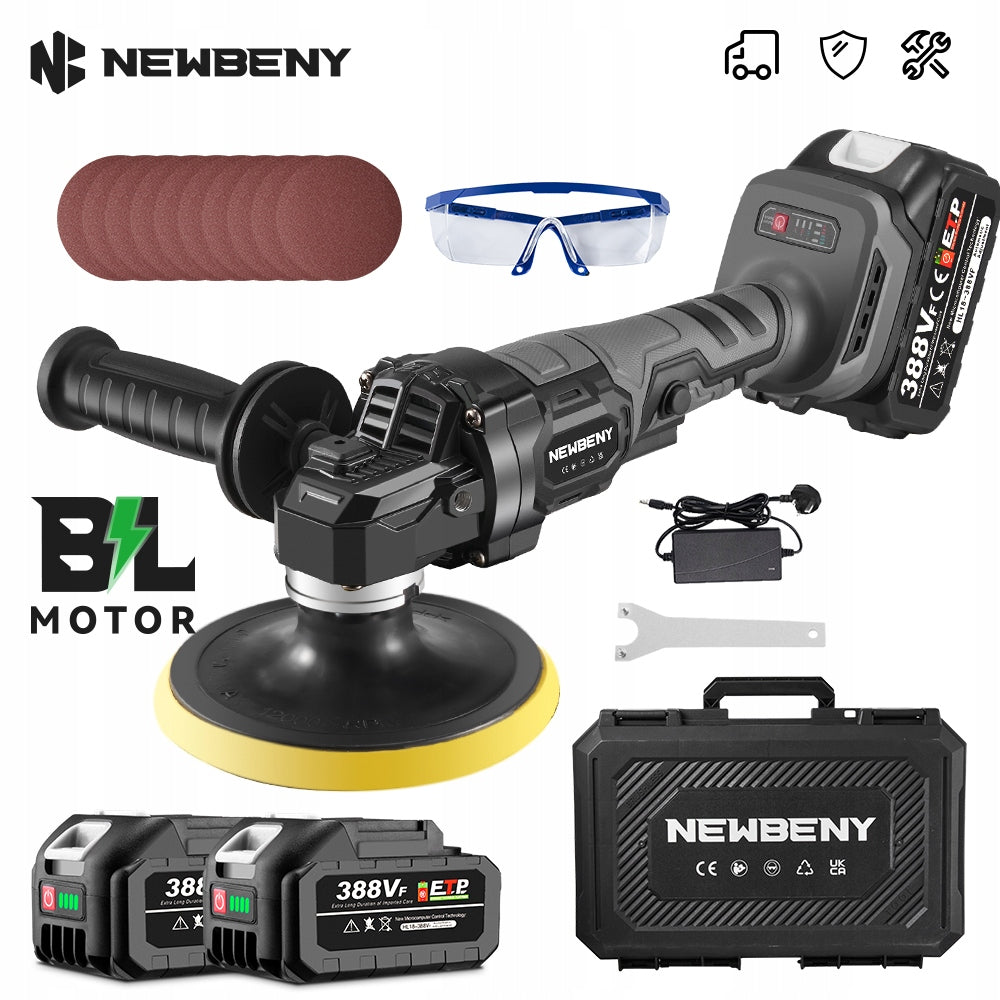 BEZSZCZOTKOWA Szlifierka kątowa 125MM KĄTÓWKA AKUMULATOROWA 1000W ZESTAW EAN (GTIN) 711826358618
