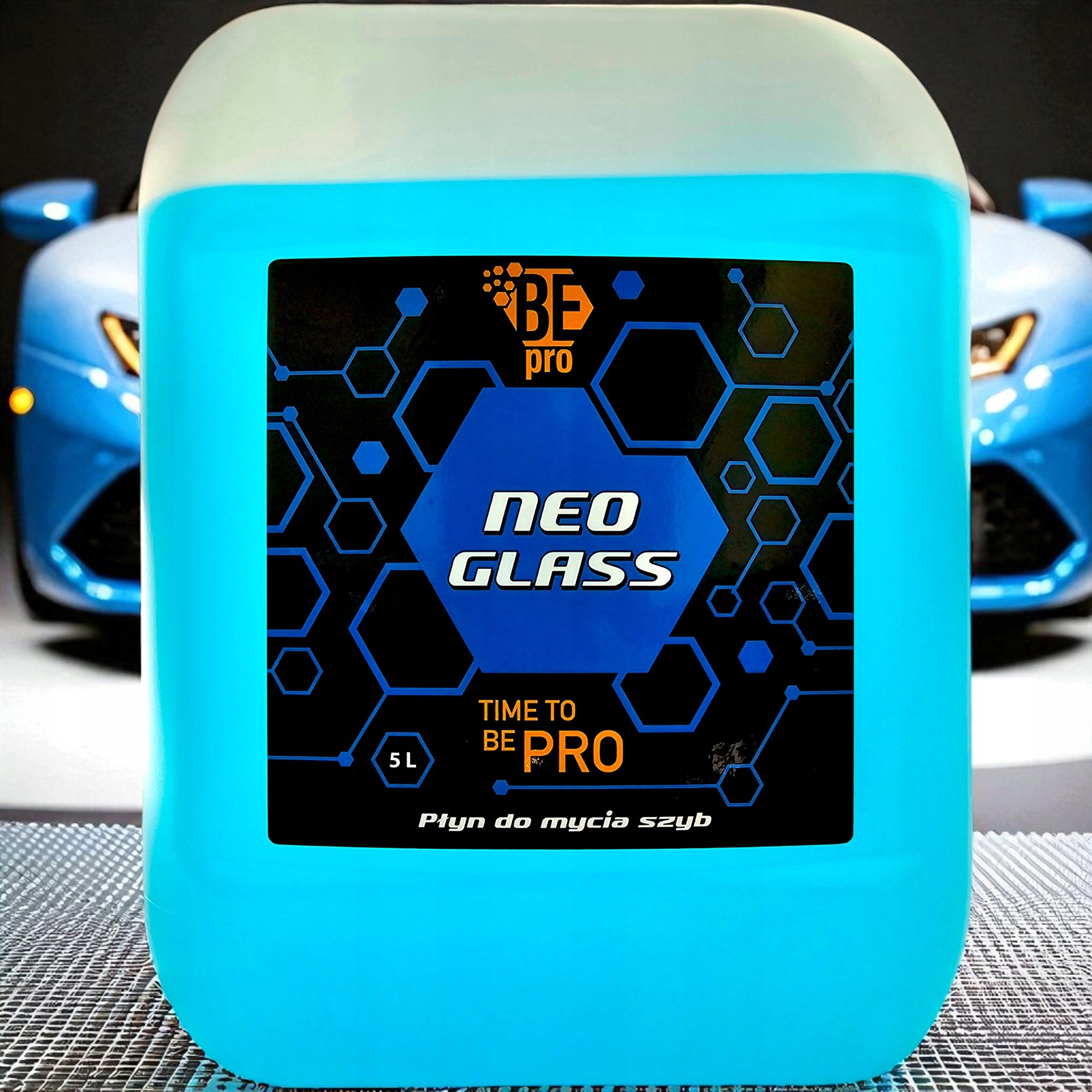 BEpro Neo Glass WINDOW CLEANER for 5L streak-free glass mirror windows with alcohol Packaging status original