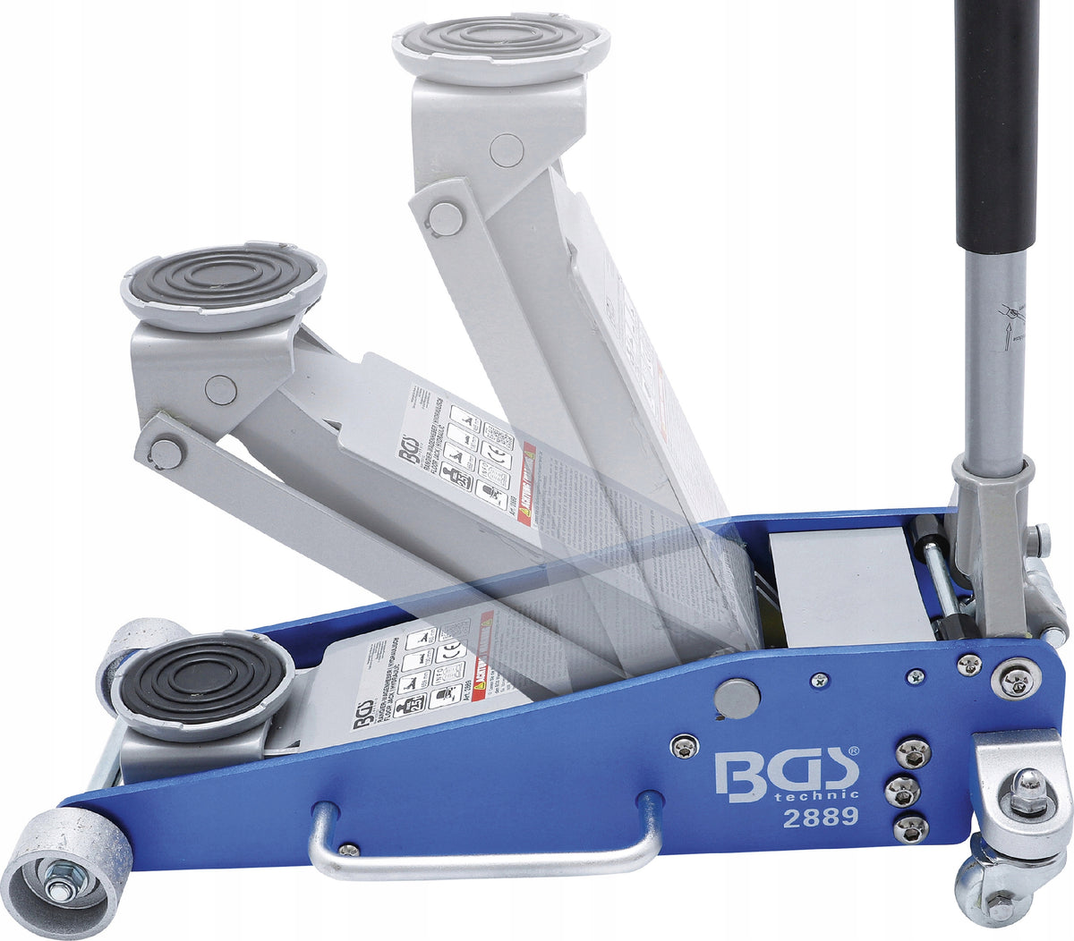 BGS 2889, Pojízdný zvedák|hydraulický|hliníková a ocelová konstrukce|2,5 t Manufacturer code BGS2889