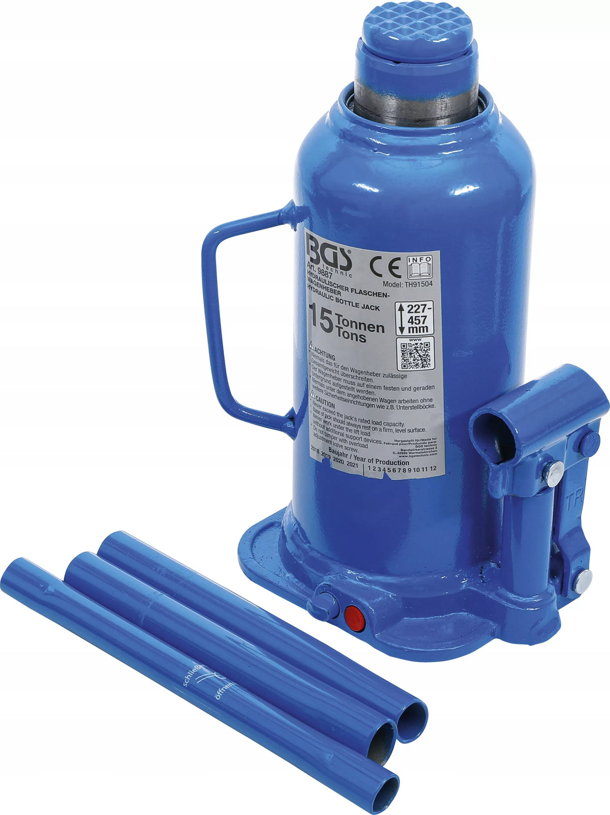 BGS | Hydraulic bottle car lift | 15 t
