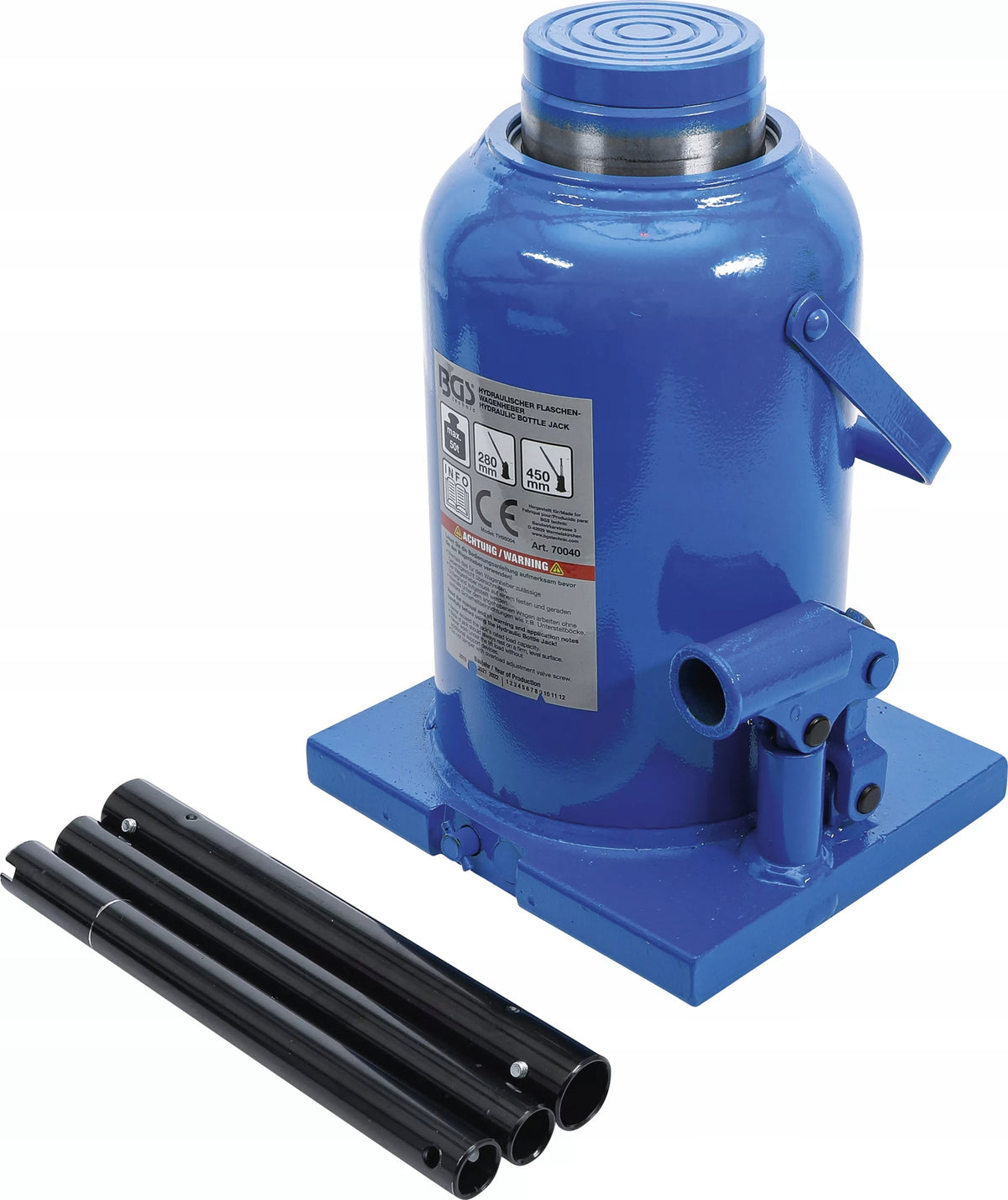 BGS | Hydraulic bottle car lift | 50 t