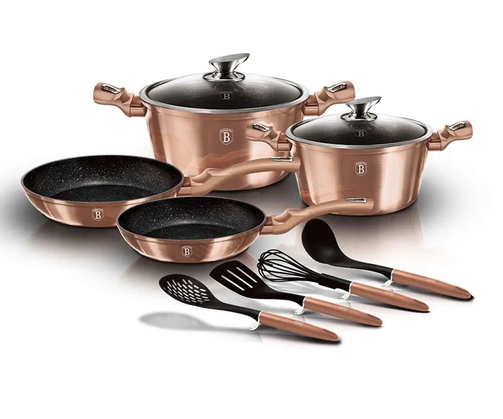 BH-6142 - Set of pots 10 el. BERLINGER HAUS Rose Gold Collection