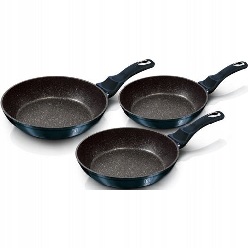 BH-6177F - Set of granite pans 3 el. Berlinger Haus Aquamarine Line Manufacturer code BH-6177F