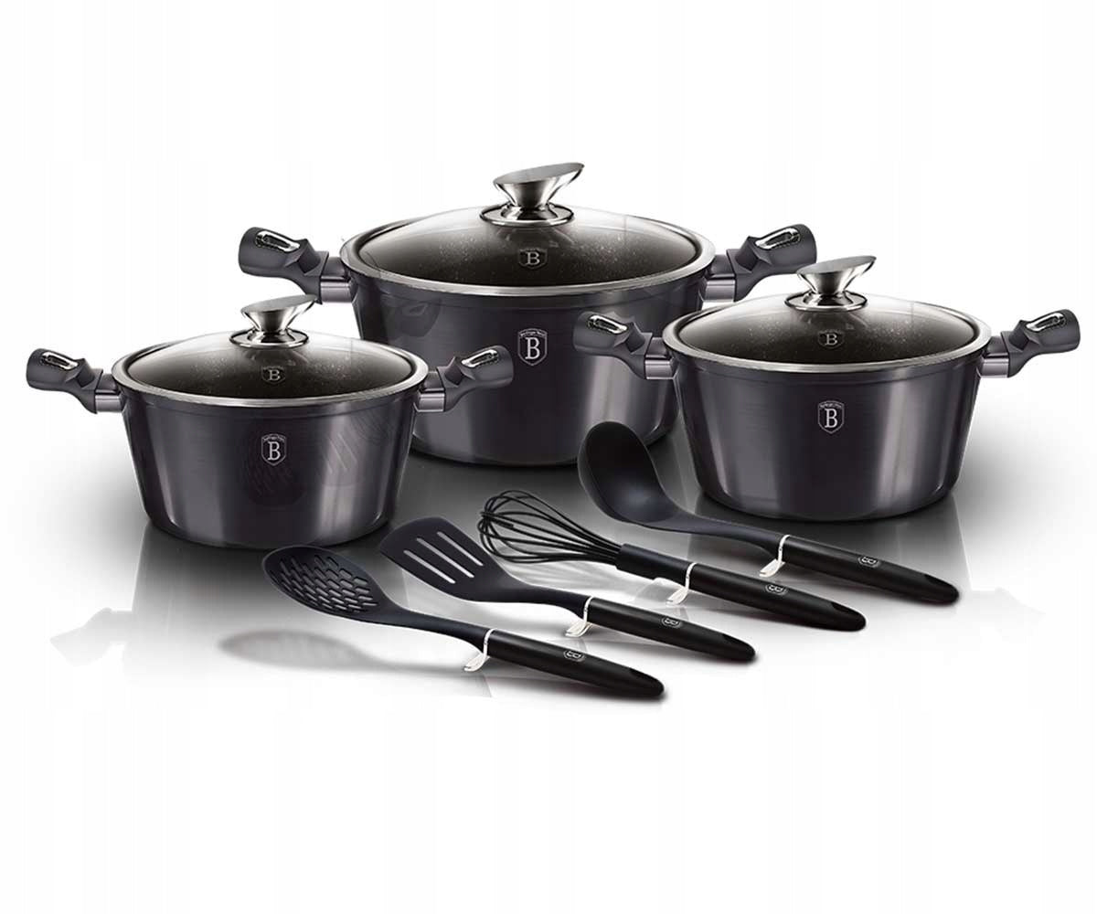BH-6919 Pot set 10 el. Berlinger Haus Carbon Pro Edition