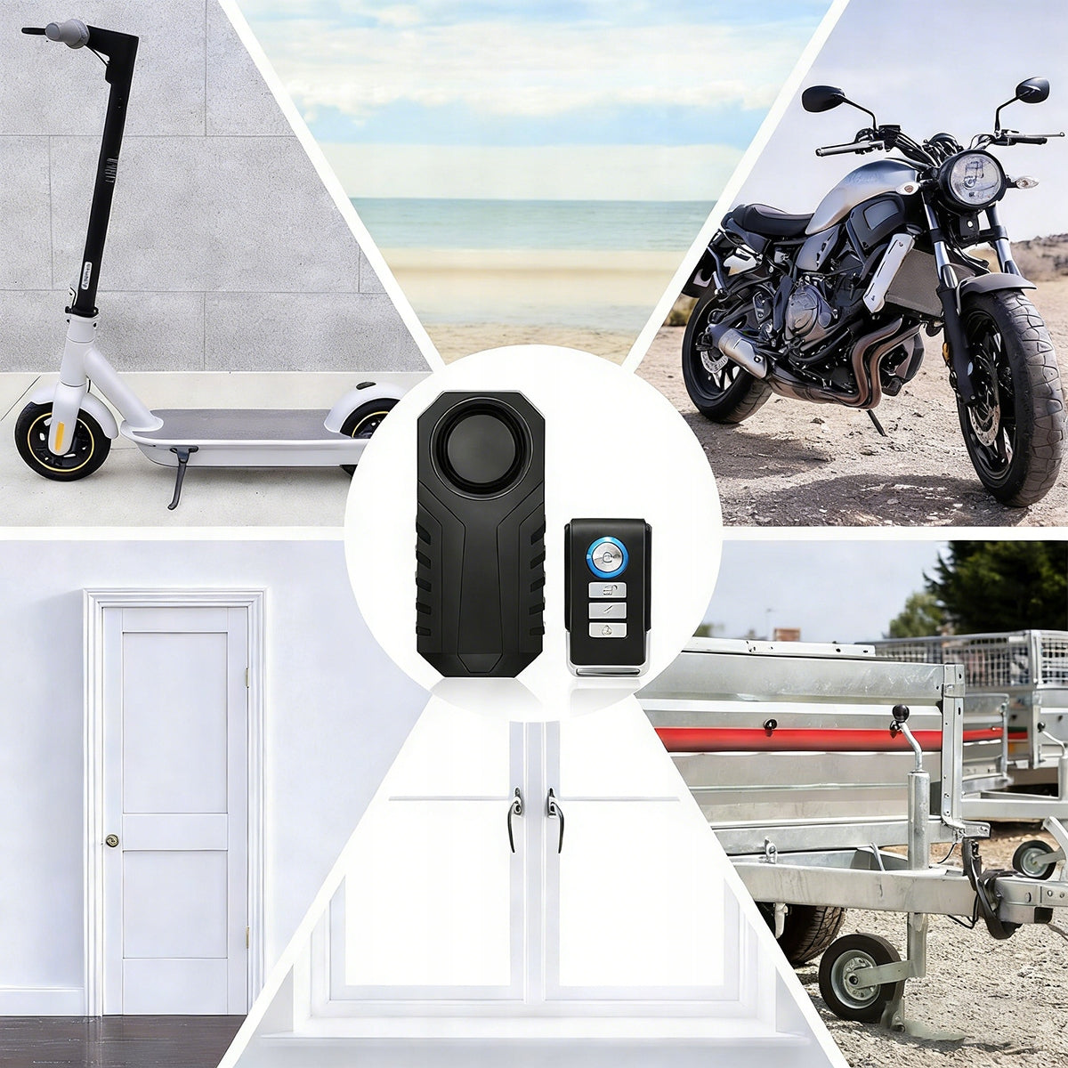 BICYCLE ALARM REMOTE CONTROL PROTECTION WATERPROOF LOUD ANTI-THEFT Kind alarm