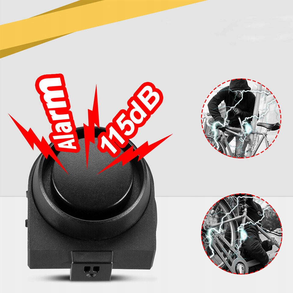 BICYCLE ALARM, WATERPROOF INTRUSION ALARM FOR BICYCLE, MOTORCYCLE, SCOOTER Product weight with unit packaging 0.14 kg