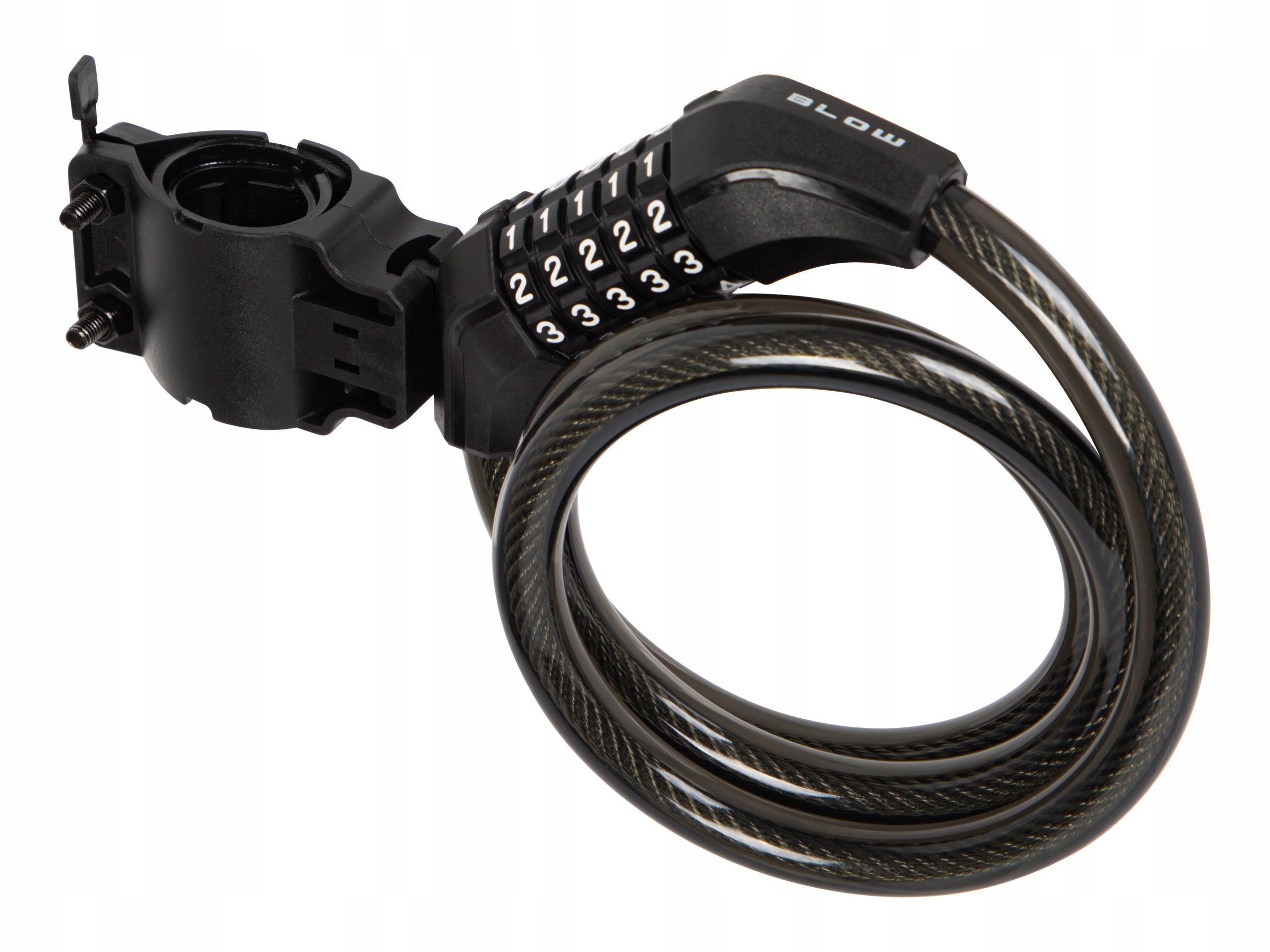 BICYCLE ANTI-THEFT CLASP WITH CODE CIPHER CABLE LOCK 100 CM 12MM Manufacturer code 64-006#