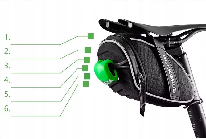 BICYCLE BAG BICYCLE POUCH FOR BICYCLE UNDER SEAT STRONG Kind rear