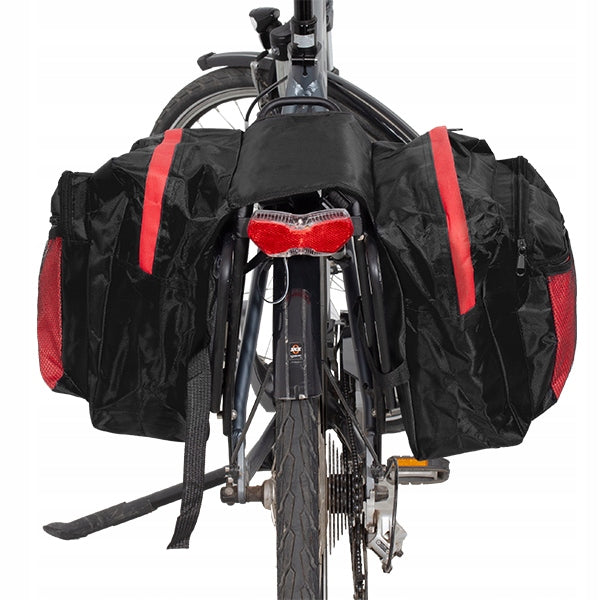 BICYCLE BAG BICYCLE POUCH FOR DOUBLE-SIDED RACK LARGE PULSMOVE 25 L Color black