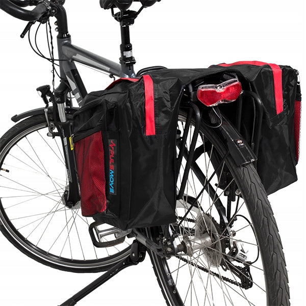 BICYCLE BAG BICYCLE POUCH FOR DOUBLE-SIDED RACK LARGE PULSMOVE 25 L Kind rear