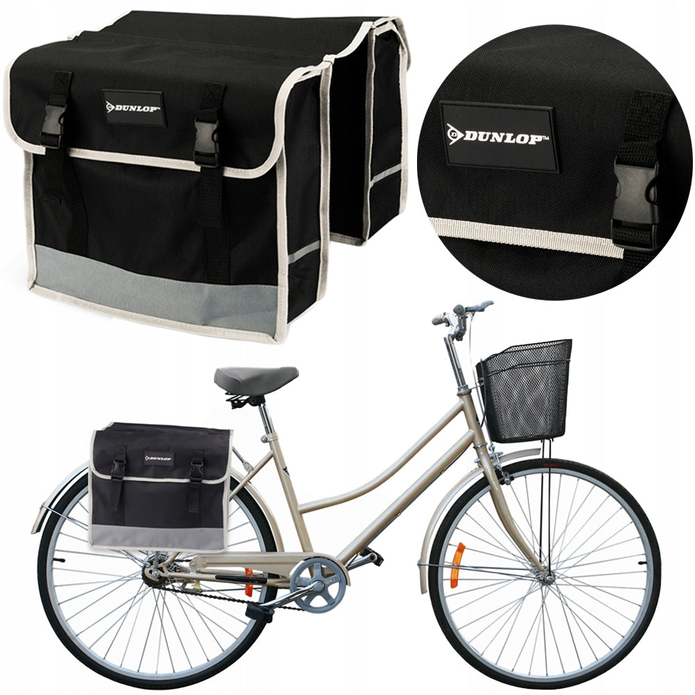 BICYCLE BAG DOUBLE POUCH FOR TRUNK Dunlop EAN (GTIN) 8711252417400