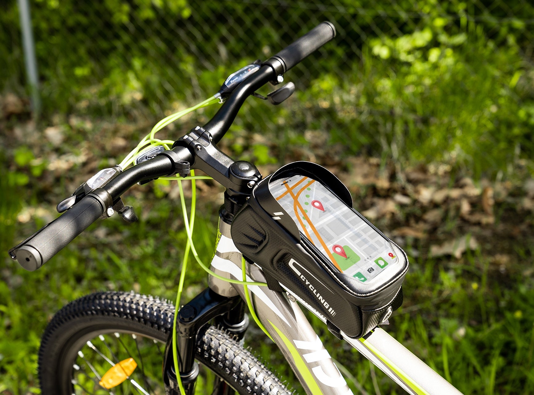 BICYCLE BAG FOR KEYS WALLET PHONE 17X9CM 9,5" WATERPROOF POUCH 1,7L Manufacturer code 110454