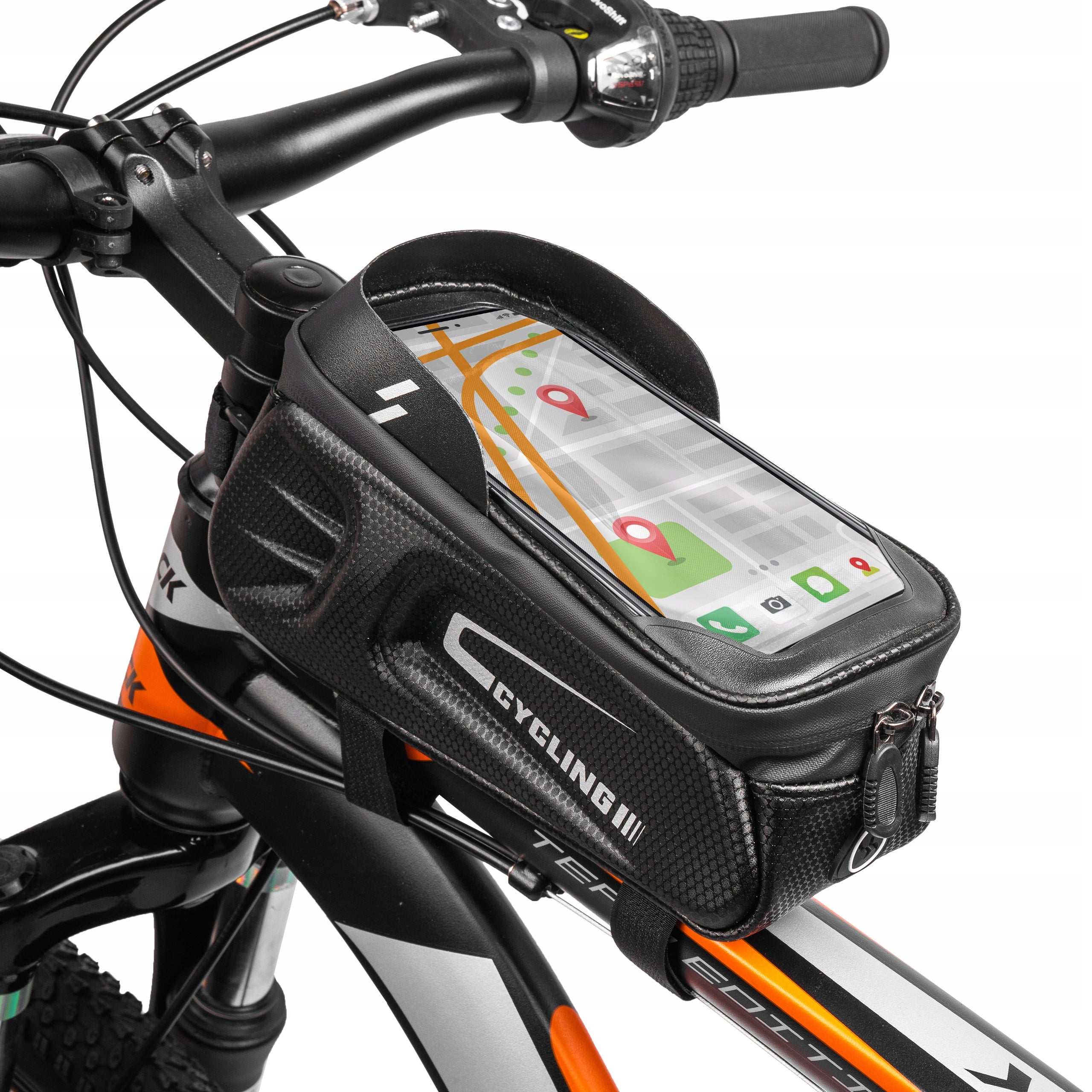 BICYCLE BAG FOR KEYS WALLET PHONE 17X9CM 9,5" WATERPROOF POUCH 1,7L