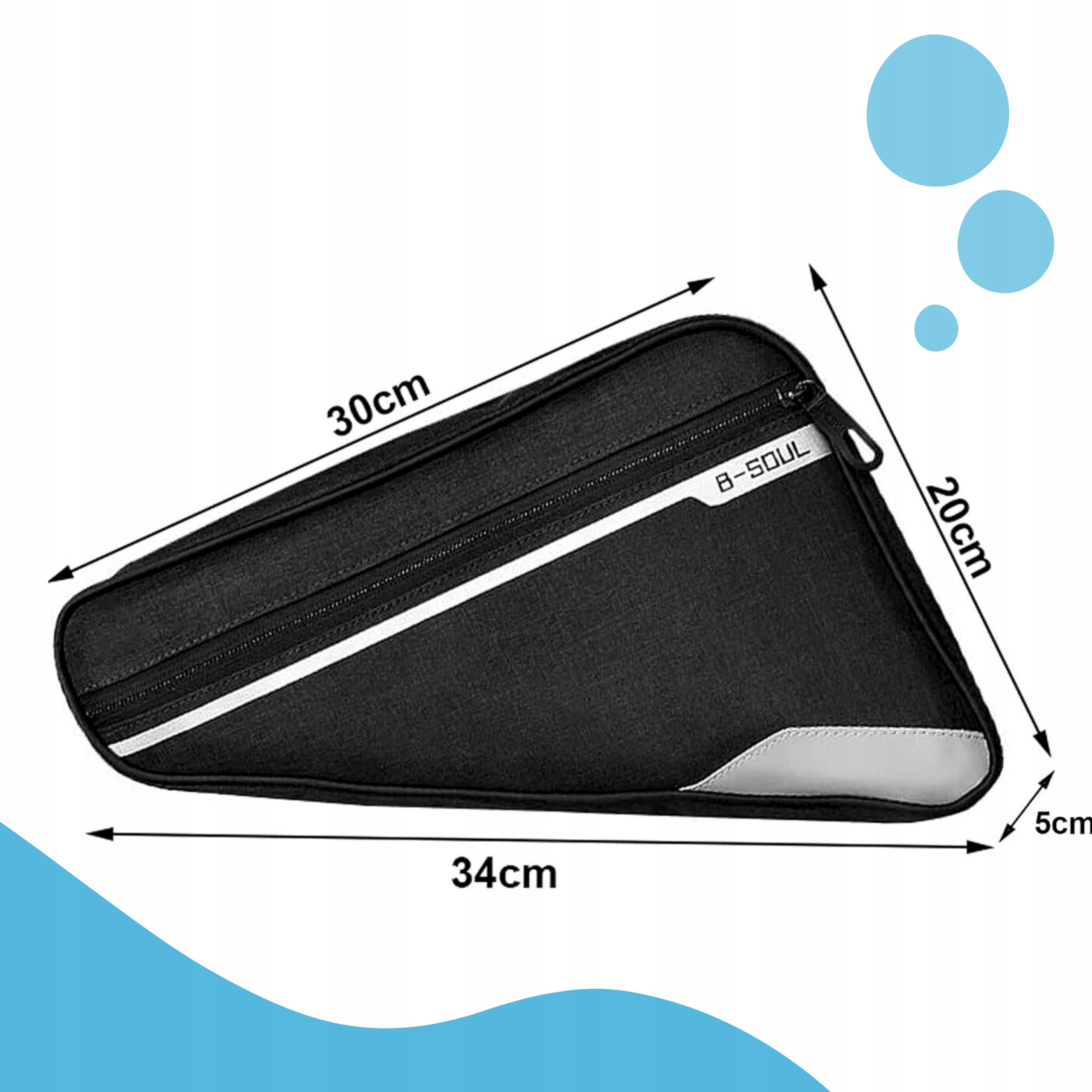 BICYCLE BAG PANNIER FOR FRAME WATERPROOF FOR PHONE ROOMY XL Manufacturer code SAKWA-BSOUL-5