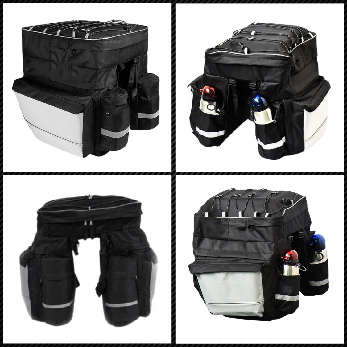 BICYCLE BAG POUCH for bicycle rack + COVER Brand no brand