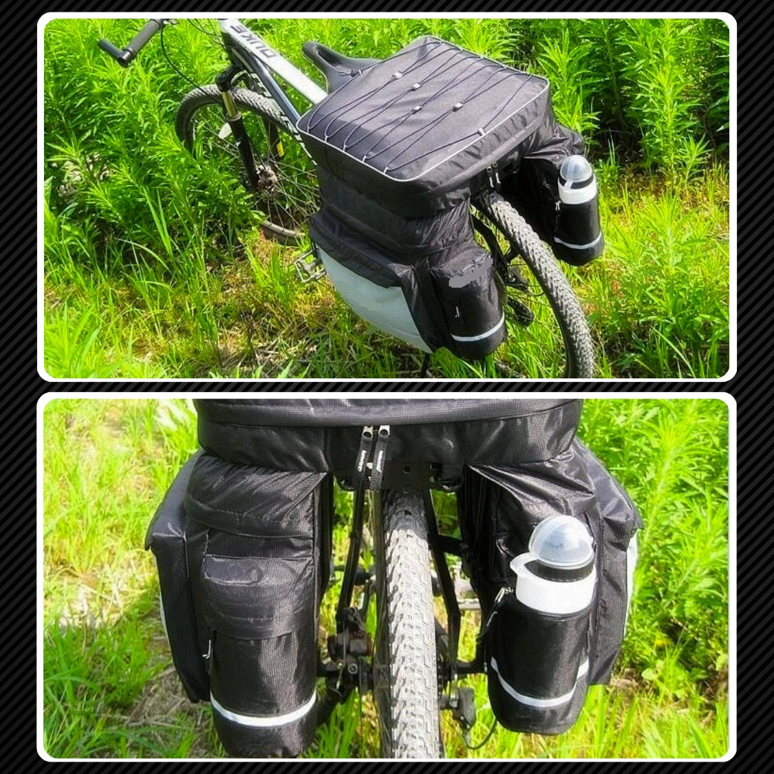BICYCLE BAG POUCH for bicycle rack + COVER EAN (GTIN) 5907745918469