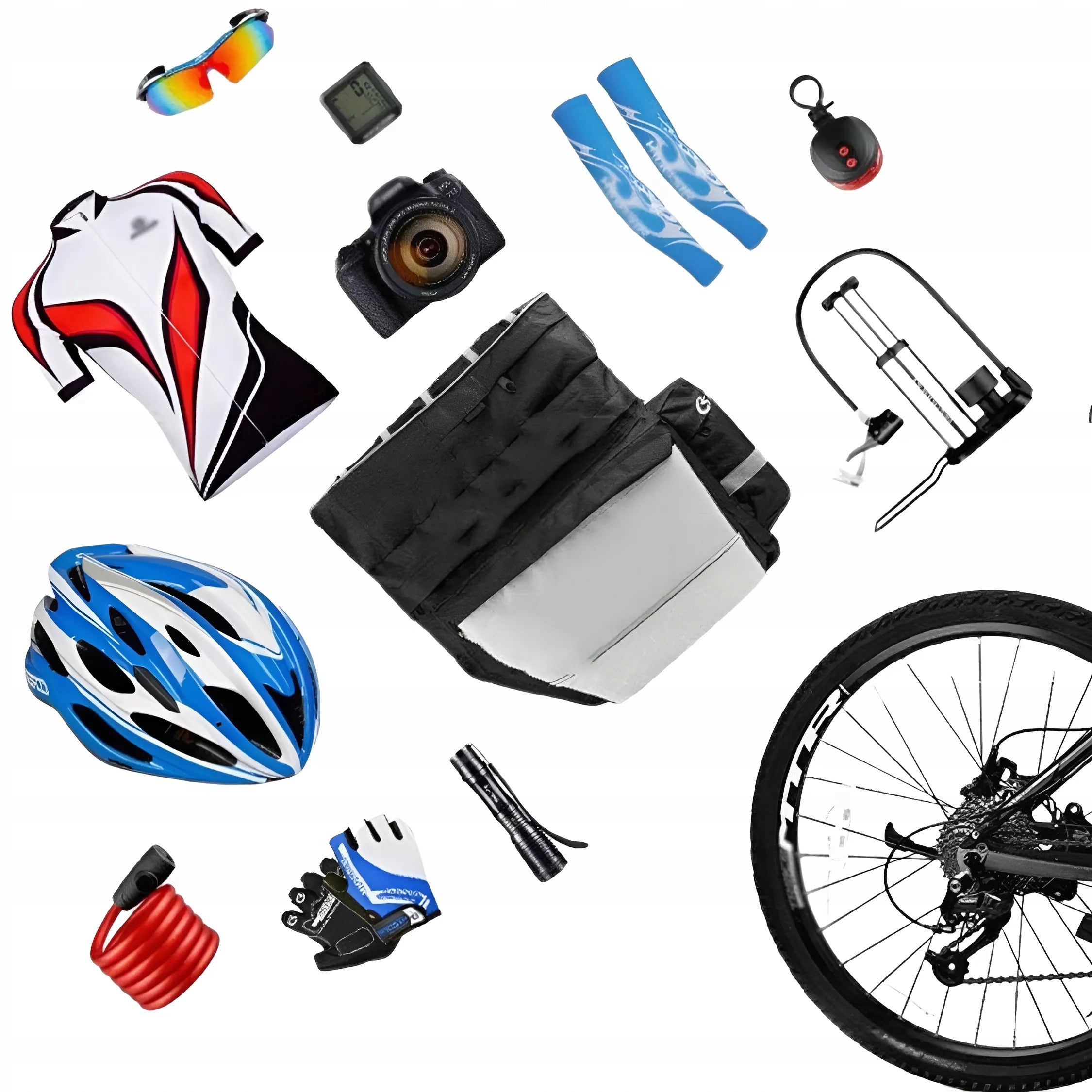 BICYCLE BAG POUCH for bicycle rack + COVER Manufacturer code Tobra rowerowa