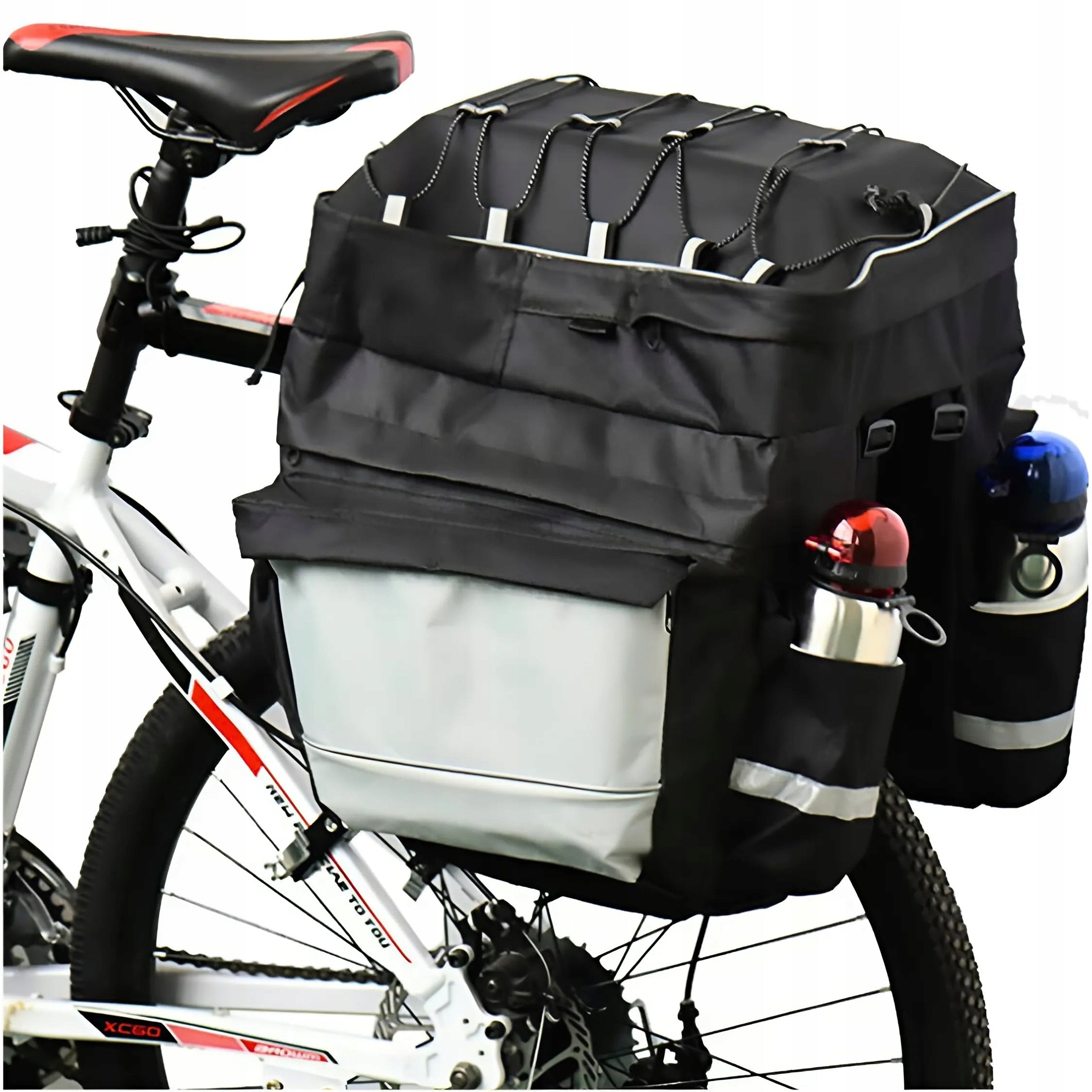 BICYCLE BAG POUCH for bicycle rack + COVER