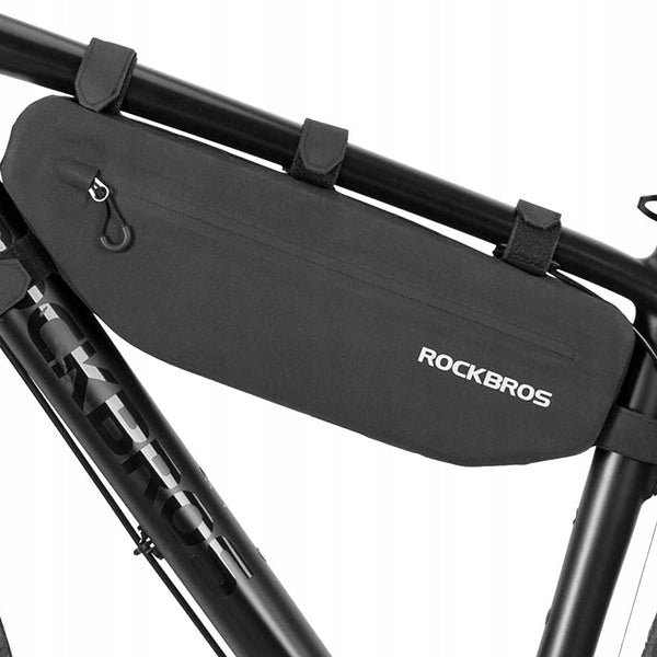 BICYCLE BAG UNDER FRAME 3L WATERPROOF BLACK - ROCKBROS Packaging status original