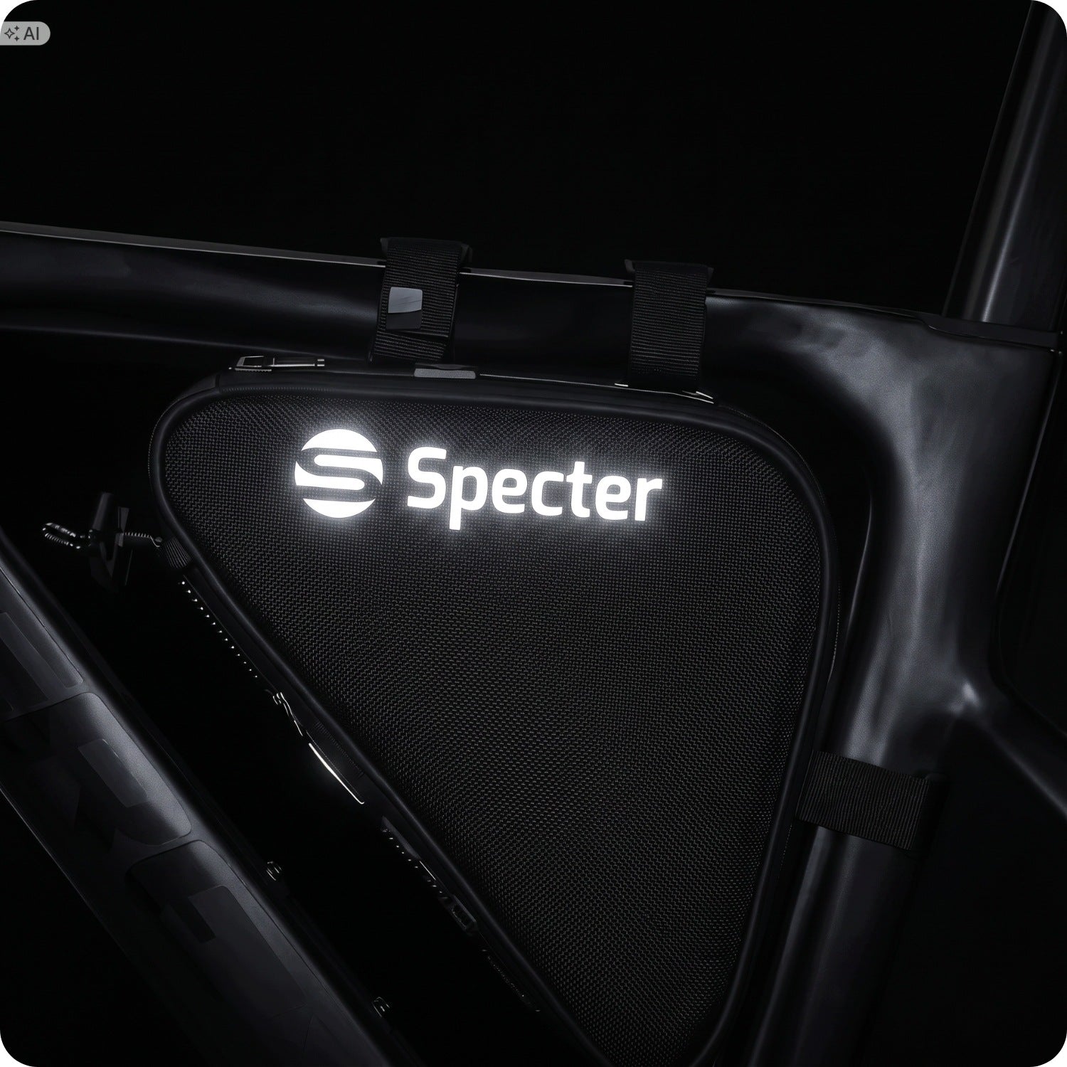 BICYCLE BAG UNDER FRAME SADDLE Bicycle pouch waterproof Specter triangle Manufacturer code Torba rowerowa pod ramę 1L