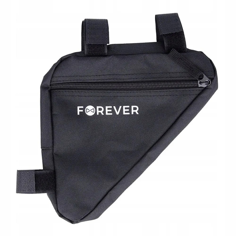 BICYCLE BAG UNDER FRAME TRIANGLE WITH ZIPPER BLACK FB-100 Forever