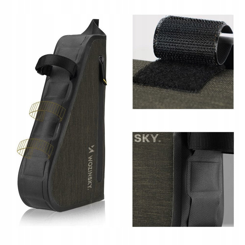 BICYCLE BAG WOZINSKY TRIANGULAR BICYCLE POUCH FOR BICYCLE FRAME ROOMY EAN (GTIN) 5907769300578