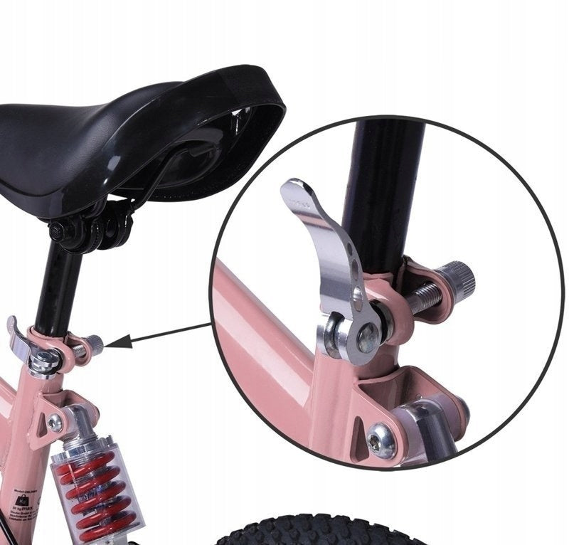 BICYCLE BALANCE BIKE STEEL BRAKE PINK Kid's age 3+ years