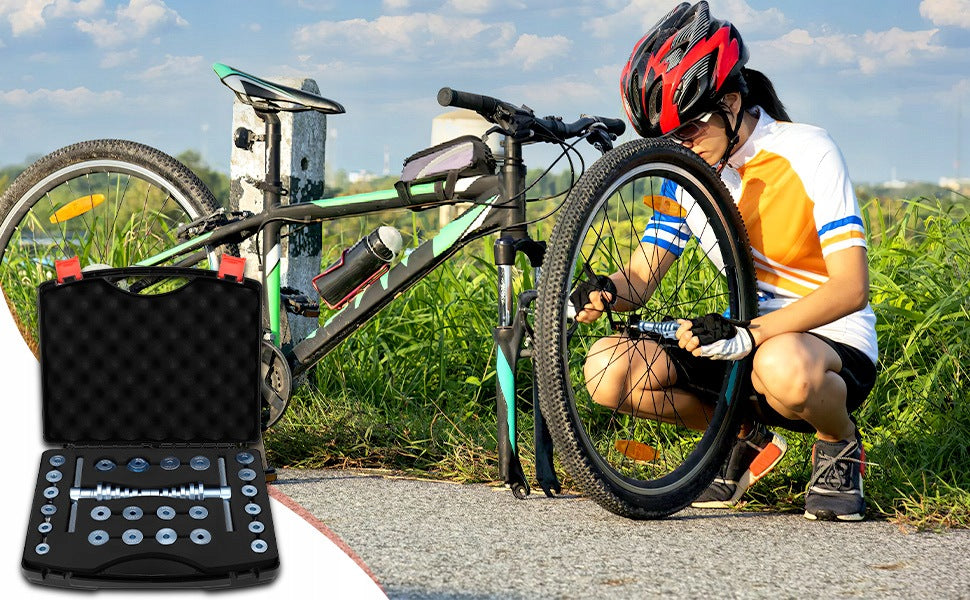 BICYCLE BEARING PRESS SET BICYCLE BEARING PRESS TOOL SET Manufacturer code BEDEE