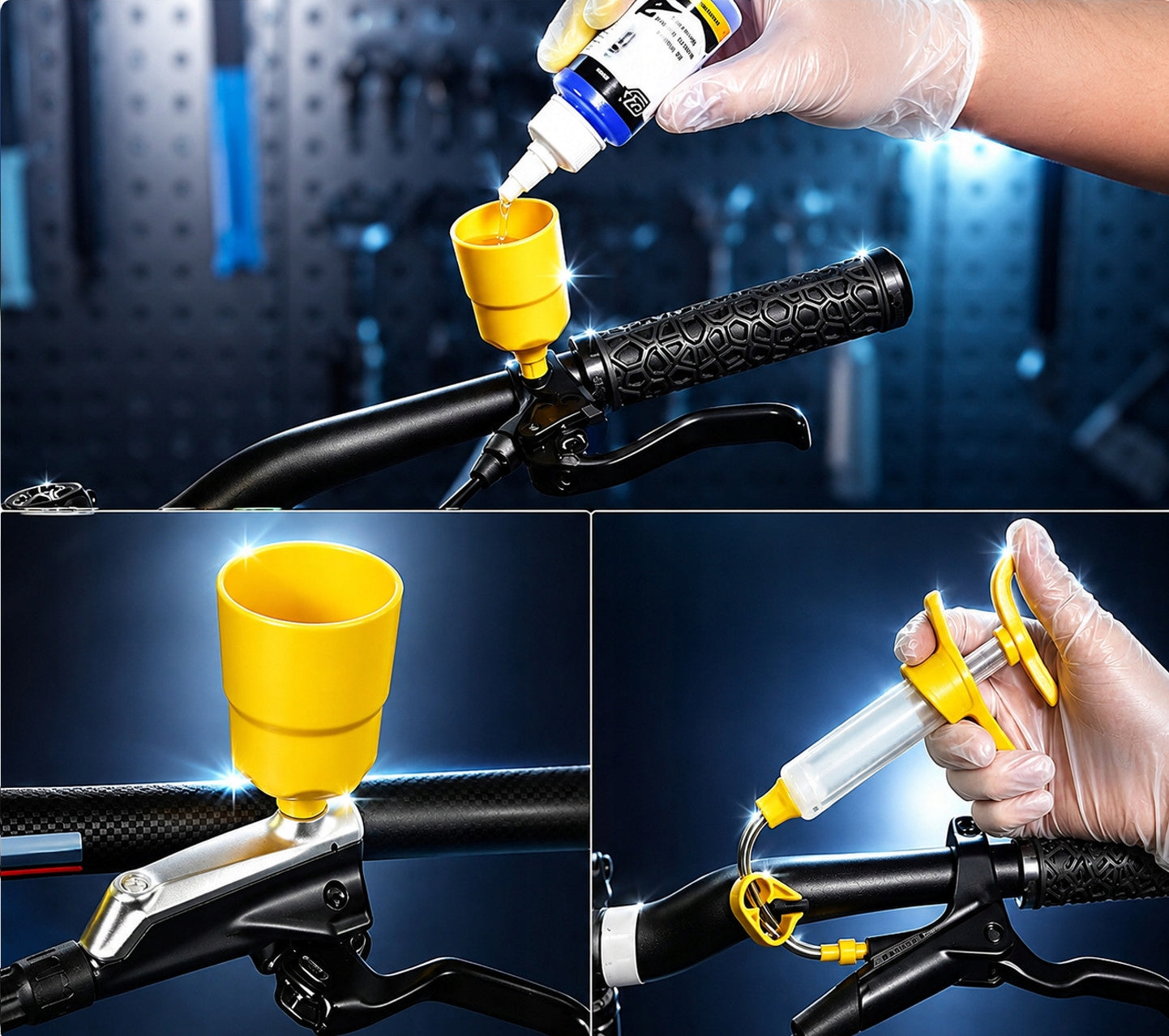 BICYCLE BRAKE VENTING FLUID REPLACEMENT KIT Brand Fixem