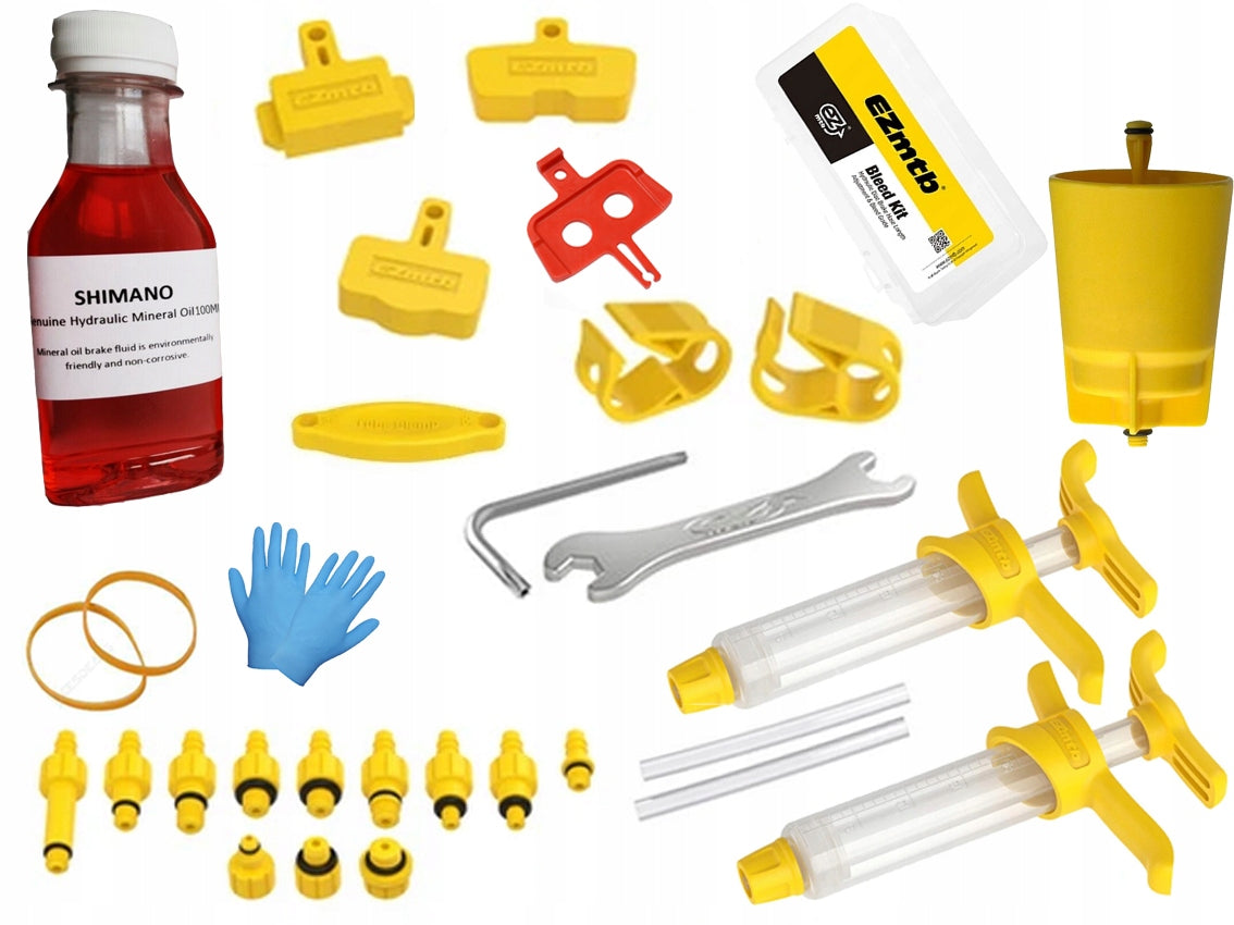 BICYCLE BRAKE VENTING KIT SHIMANO TEKTRO MAGURA + OIL