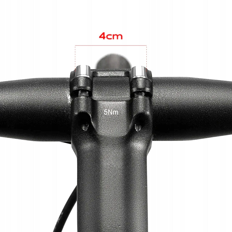 BICYCLE BRIDGE HOLDER FOR LAMP COUNTER ALUMINUM NAVIGATION MOUNT Model UCHWYT NA LICZNIK GARMIN, BRYTON, WAHOO REGUL