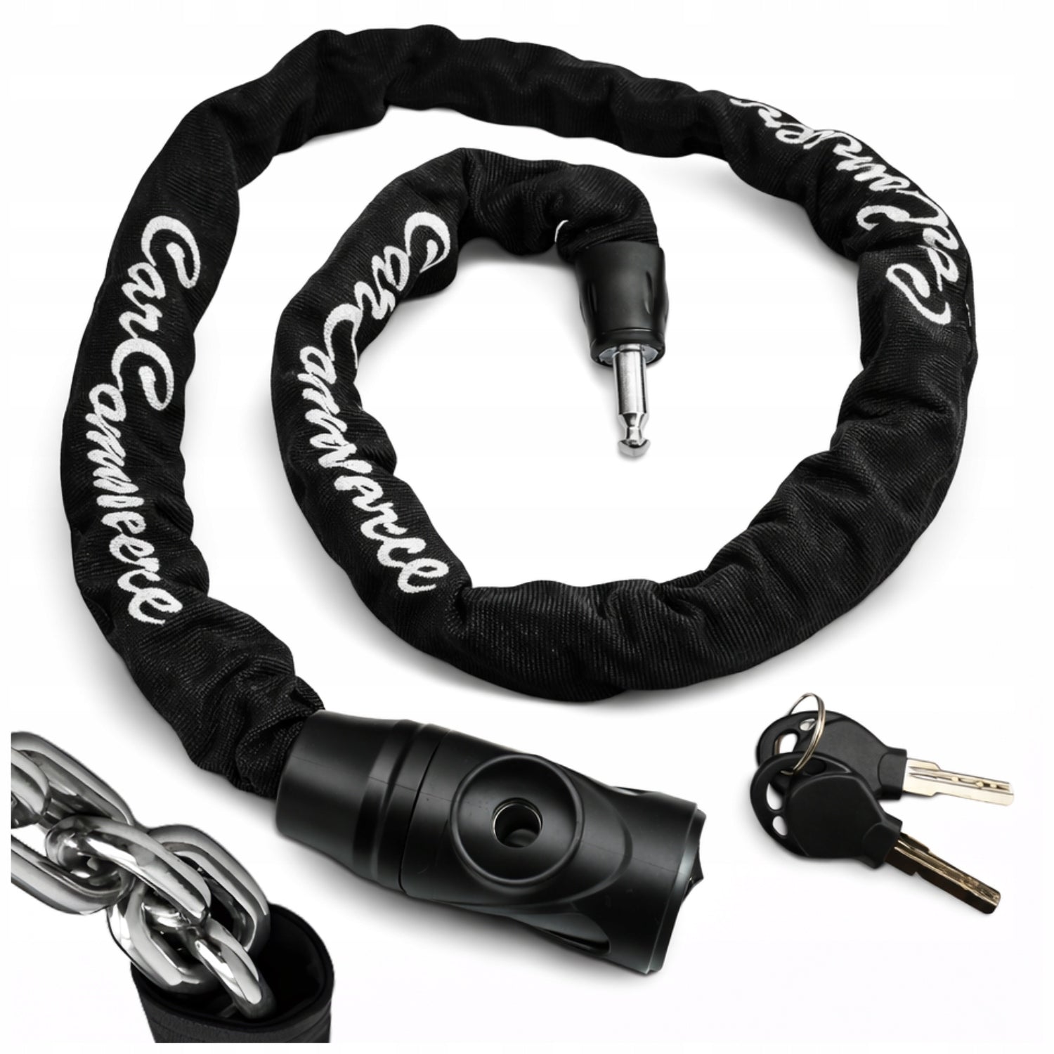 BICYCLE CHAIN CLASP ANTI-THEFT LOCK AGAINST THEFT Black