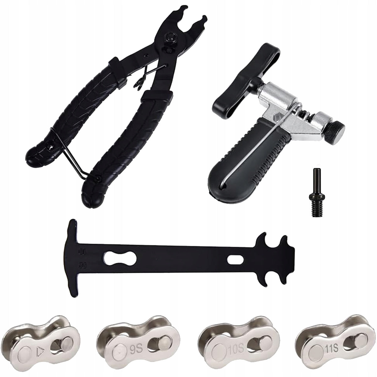BICYCLE CHAIN REPAIR KIT CAPPER METER PLIERS For set