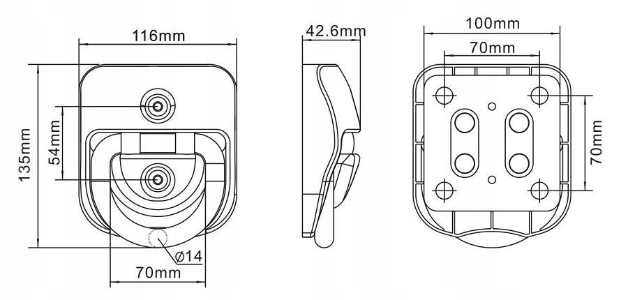 BICYCLE CLASP ANCHOR WALL MOUNTED MOTORCYCLE SECURITY Manufacturer code ZS 2101