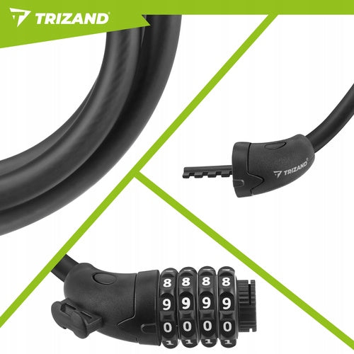 BICYCLE CLASP CHAIN 120CM SECURITY CIPHER CODE BICYCLE LOCK Manufacturer code Zapięcie Rowerowe Łańcuch 120cm