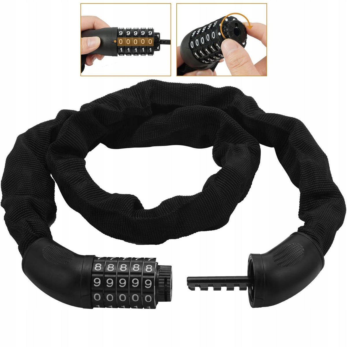 BICYCLE CLASP CHAIN FOR CIPHER / SOLID CODE