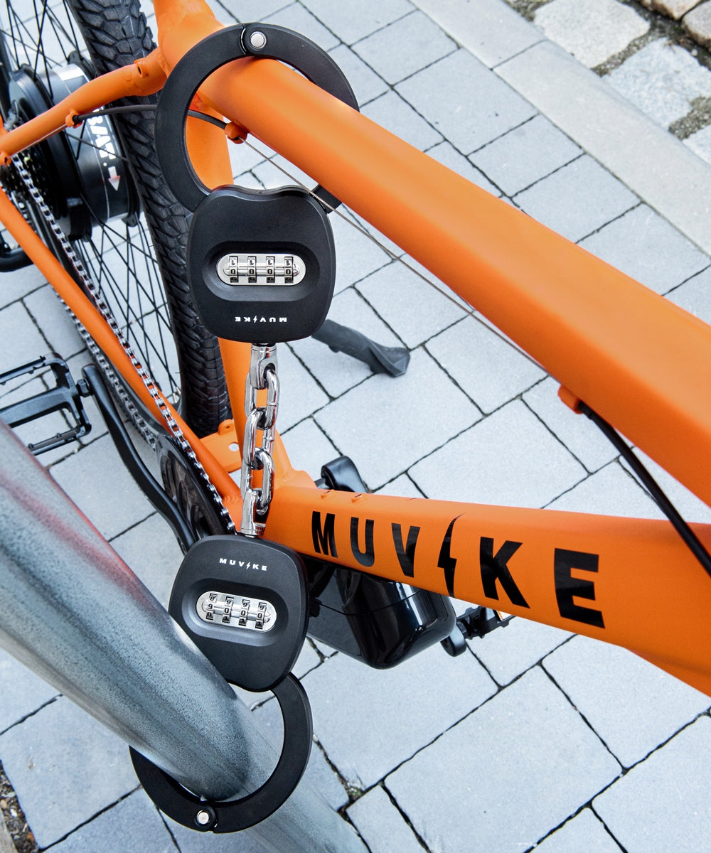 BICYCLE CLASP CHAIN HANDCUFFS FOR CIPHER / CODE MUVIKE HANDCUFF 480/8CK Brand Muvike